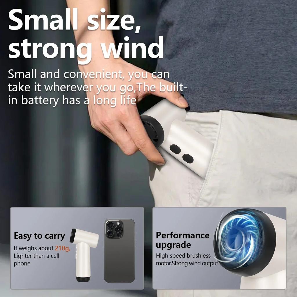 Fan Turbo Mini Strong Portable Air Blower 110000RPM Electric Turbo Blower Fan Air Duster Cleaner Car Cleaning