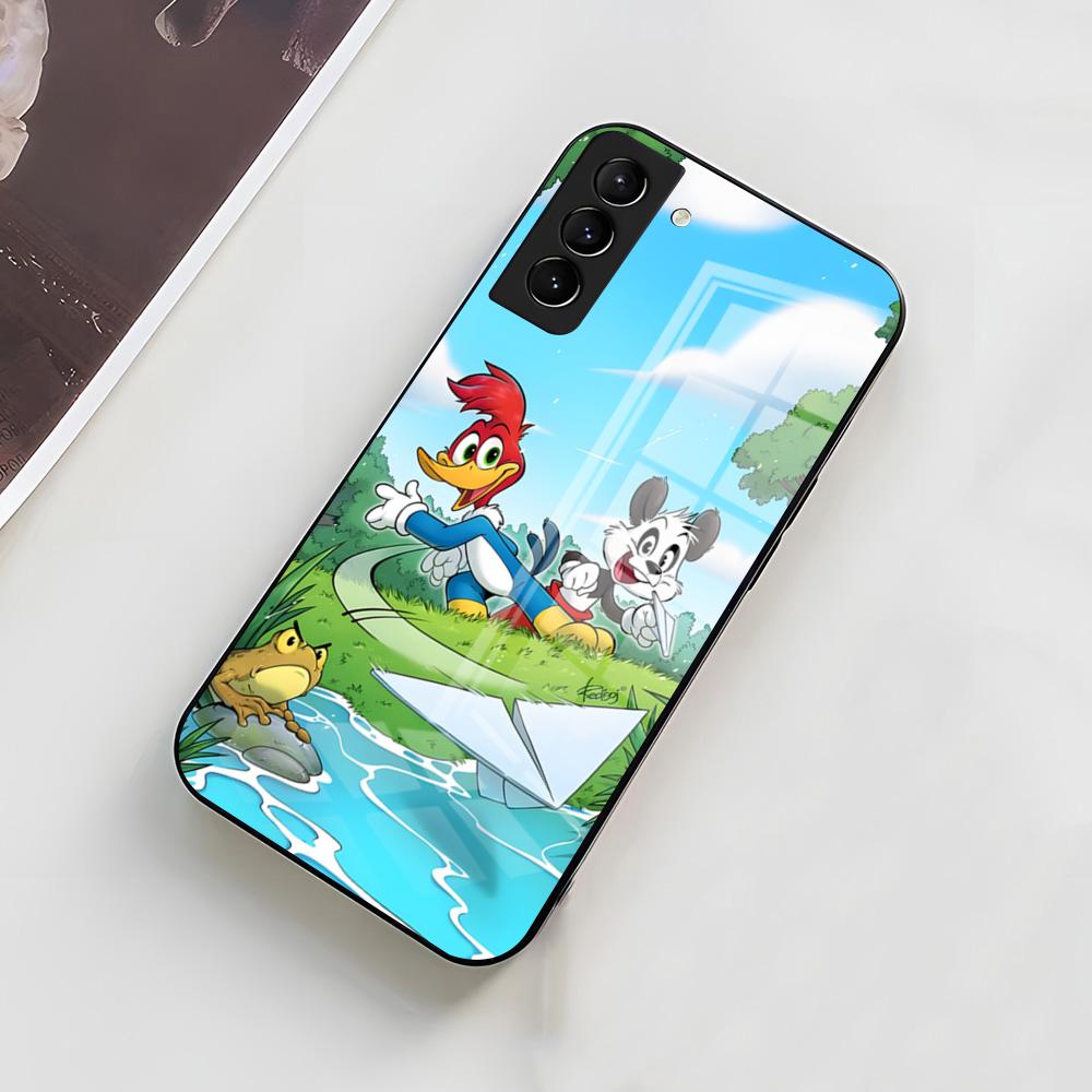 

T-the Woody Woodpecker Phone Case For Samsung A56 A36 A26 A16 A15 A25 A35 A55 A14 A34 A24 A54 Glass Case Samsung A54