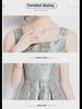 2024 Early Spring French Jacquard Dress: Retro Texture & Color