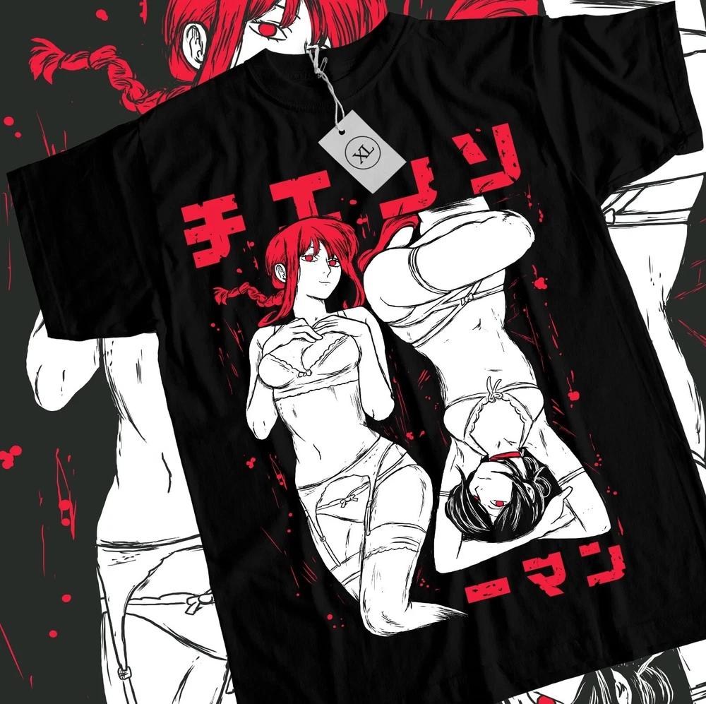 Chainsaw Unisex Waifu Denji Power TShirt Anime Unisexga Unisex S