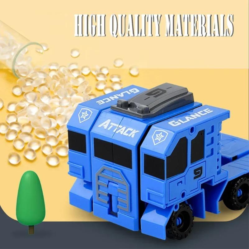 Digital Numbers Bots Educational Toys Transportation Tank Warrior Deformation Action Figures Transformation Robot For Children