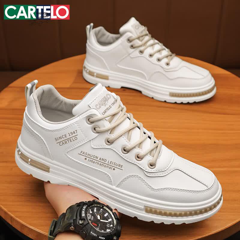 CARTELO Men s Elevated Casual Board Shoes 42