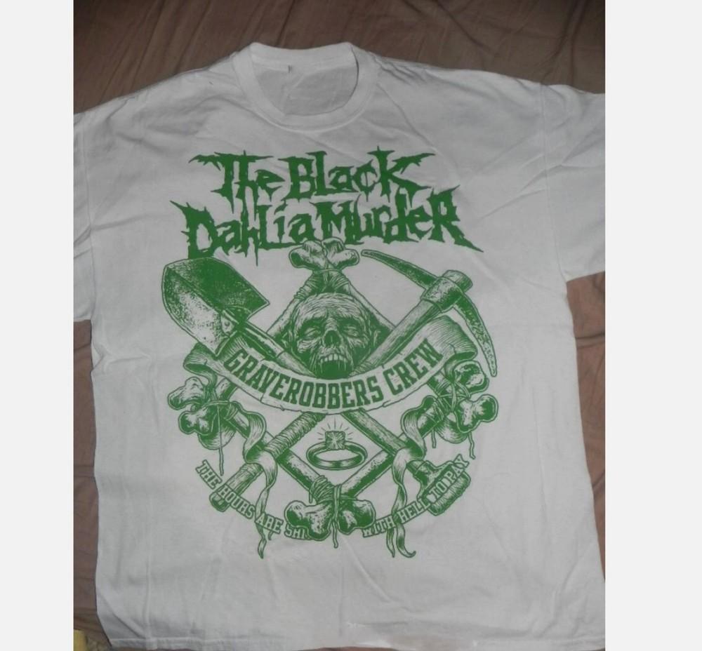 The Black Dahlia Murder Graverobbers Crew Унисекс Хлопковая Футболка Все Размеры Унисекс Футболка S