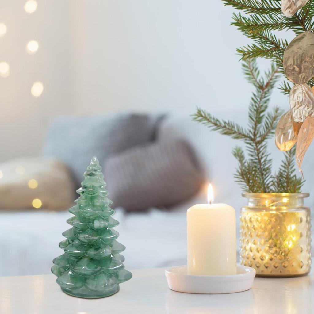 Tabletop Christmas Tree Fake Crystal Ornament Table Top Tree For Home Workplace Coffee Shop Apartment Bedside Living Room