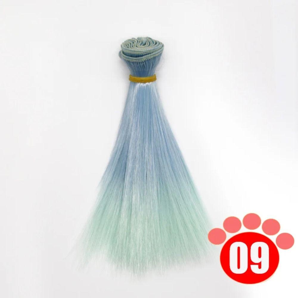 15*100CM Doll Hair Colorful Children Toy Gift 2024 Bjd Wig  for 1/4 1/6 1/8 Bjd