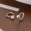 2024 New High-End Pearl Stud Earrings: 925 Sterling Silver Light Luxury for Women