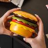 Cute Burger Ceramic Plate Set Dipping Dish Seasoning Dish Snack Bowl Dessert Plate Dim Sum Dish Sauce Dishes Tasting Plates Tray