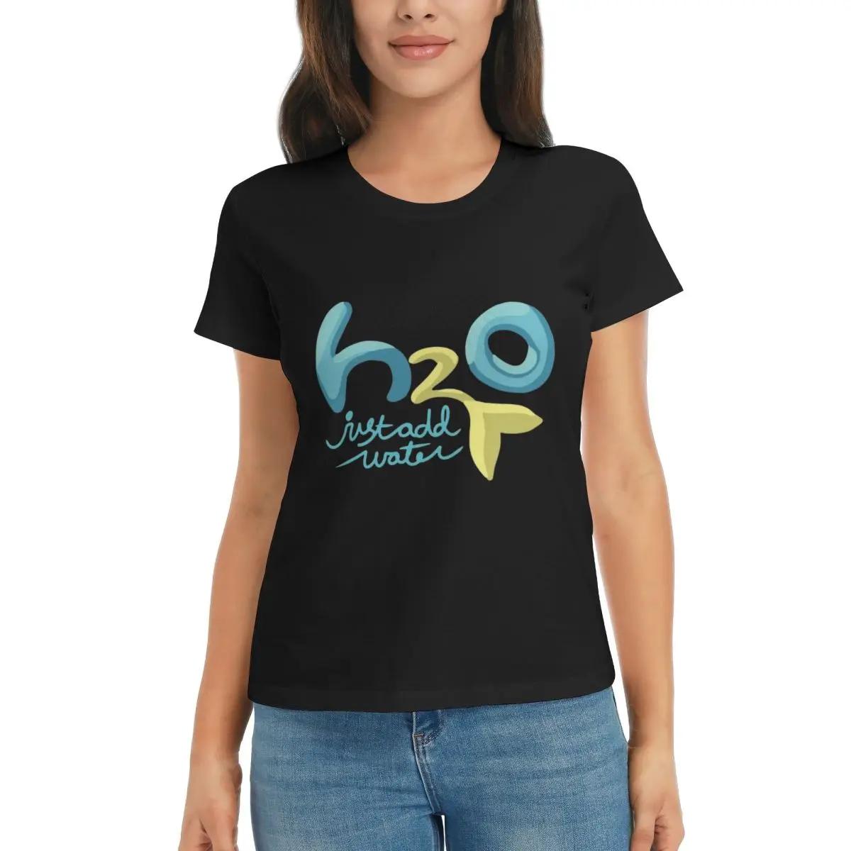 

Women TShirt H20 Summer Short Sleeve Tees ONeck Cotton T Shirts Clothes Tops Streetwear 4XL