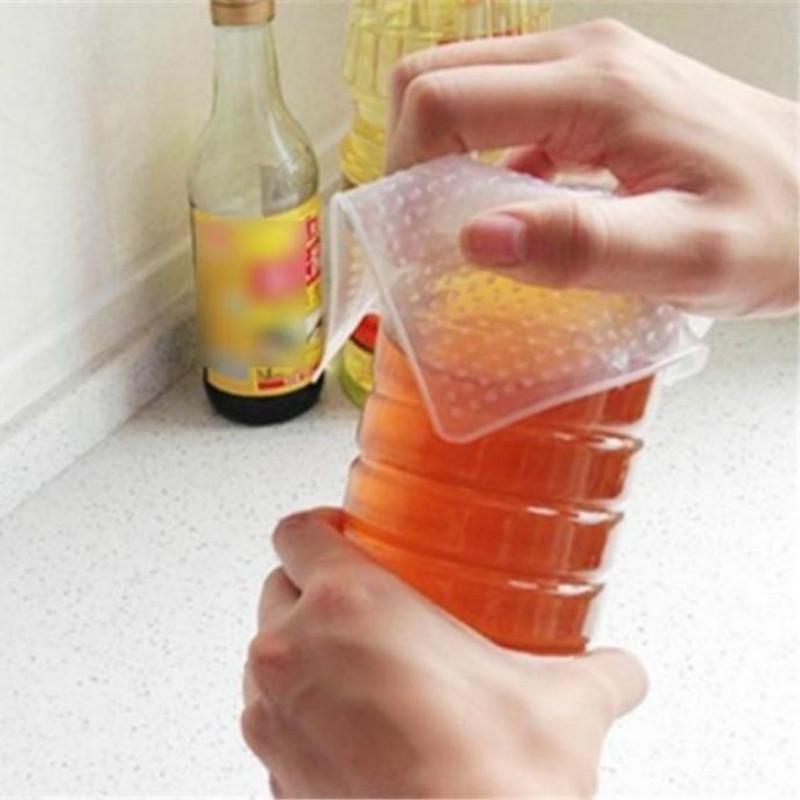 Lids Food Wrap Clear Reusable Silicone Wraps Seal Cover Stretch Fresh Keeping Kitchen Tools