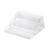 Nail Polish Organizer Holder Rack Shelf 3 Tier Multifunctional Transparent Nail Polish Display Rack