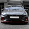 Red Front Fog Light Lamp Decoration Cover Trim For Hyundai Elantra CN7-N Line LHD/RHDGood Product