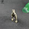 Copper Anicent Animal Tyrannosaurus Rex Statue Car Decoration Craft Home Decor Accessories Retro Brass Dinosaur Miniature Figure