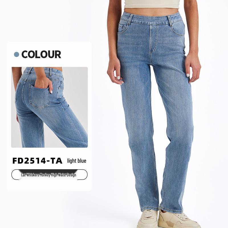Women's Cross-Border Yoga Fitness Pants, High Elastic Slimming with Pocket, Cat Whiskers Pattern, Breathable, Casual Outerwear.