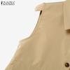 ZANZEA Womens Sleeveless Vest Tops and Long Skirts Summer Two Piece Suit Sets