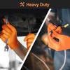 2-100PCS Heavy Duty Disposable Nitrile Gloves 8Mil Extra Thick Mechanic Glove with Textured Grip Antislip Safety Work Gloves