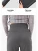 2024 Summer Maternity Wide-Leg Pants: Low Waist, Drawstring, No Belly Support, Casual Long Trousers
