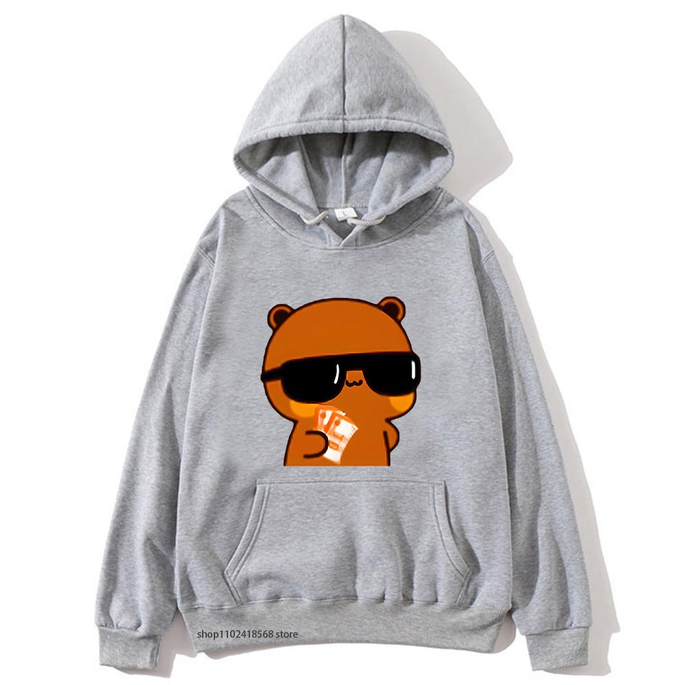 Mikina pro pár Bubu a Dudu - PANDA BEAR Love 2023 Rich Lovers Grafické mikiny Pánské Woemn Panda Bear Clothes Kawaii Pullover