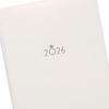 Labclip Planner 2026 January Start B6 Weekly Horizontal Type3 Gem White 2601CGE-WH