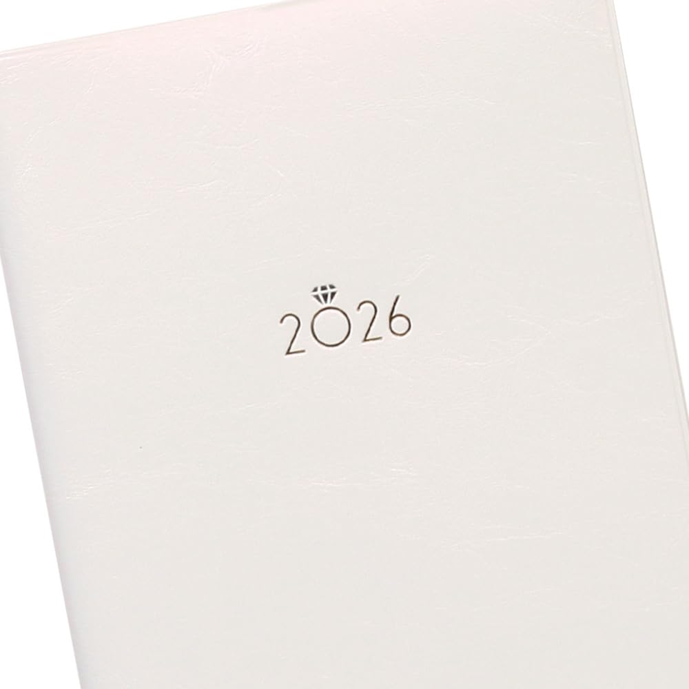 Labclip Planner 2026 January Start B6 Weekly Horizontal Type3 Gem White 2601CGE-WH