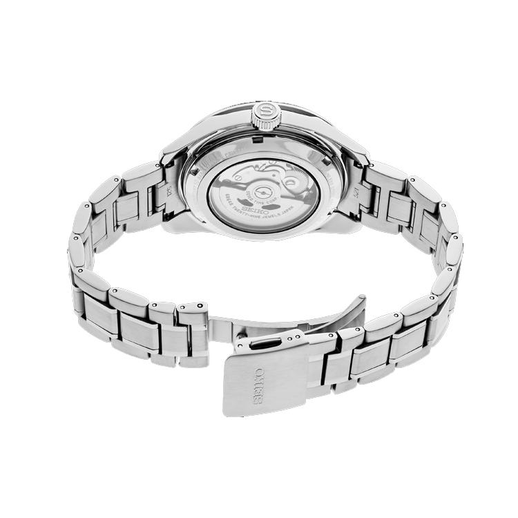 Seiko Ceas mecanic automat cu curea din oțel inoxidabil Ceasuri pentru bărbați Cadran verde SPB219J1