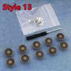 10 PEZZI Bottoni per Jeans di Ricambio 17mm Senza Cucitura Bottone in Metallo Kit di Riparazione Bottoni per Jeans Rimovibili Senza Chiodi Set Accessori da Cucito
