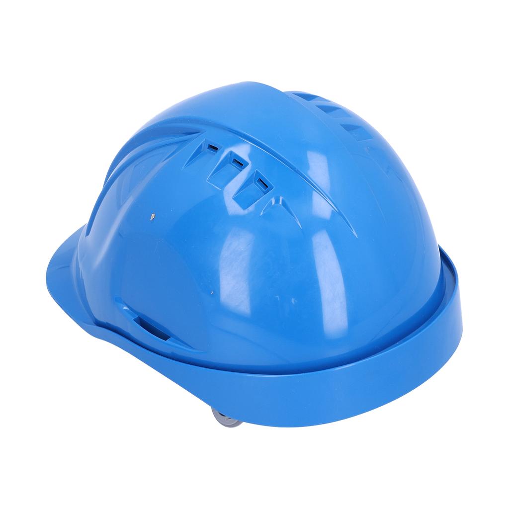 Blue Breathable ABS Hard Hat Adjustable Anti‑Smash Comfortable Helmet for Construction Sites