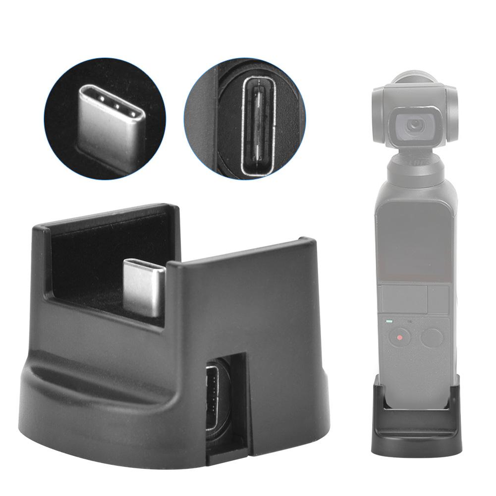 Desktop Charger Base Charging Adapter Station Stand for DJI OSMO POCKET Ball Head Camera