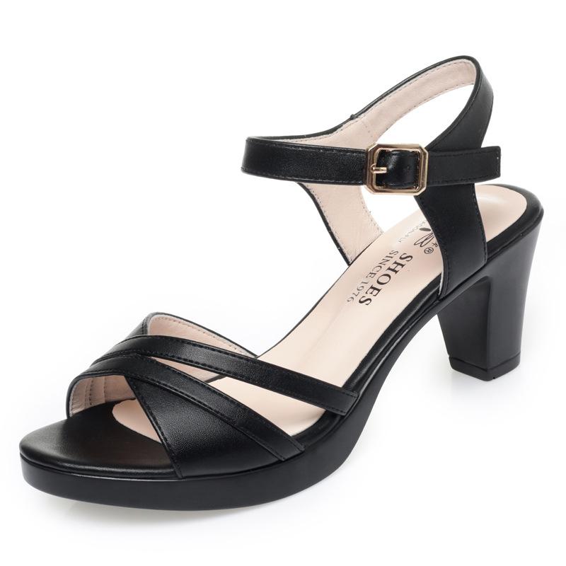 New 35-41 Women Sandals Woman Summer 2024 Female Dress High Heel Shoes Platform Sandal Designer Shoes Women Luxury High Quality