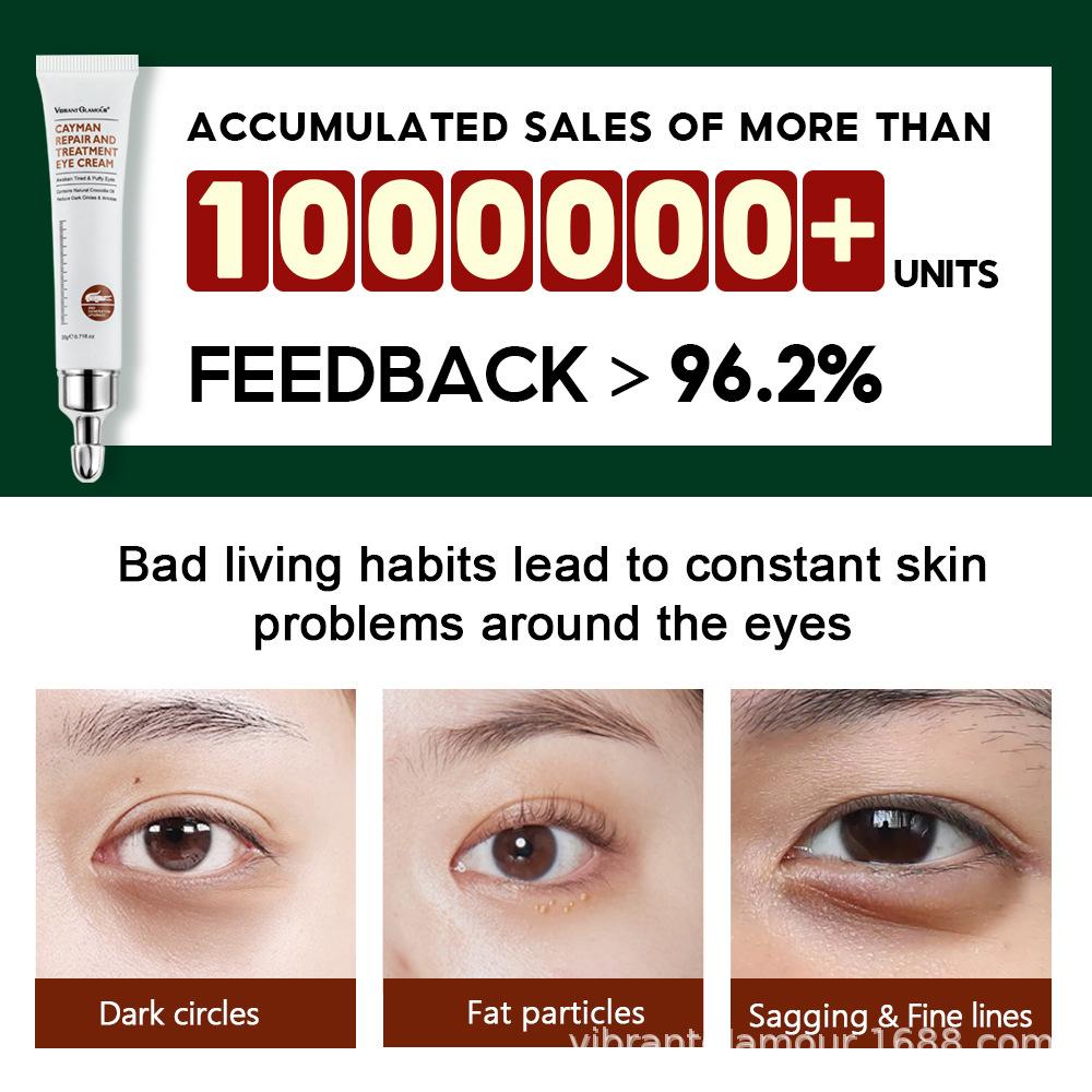 VIBRANT GLAMOUR Crocodile Eye Cream Repair Lift Light Cearcane