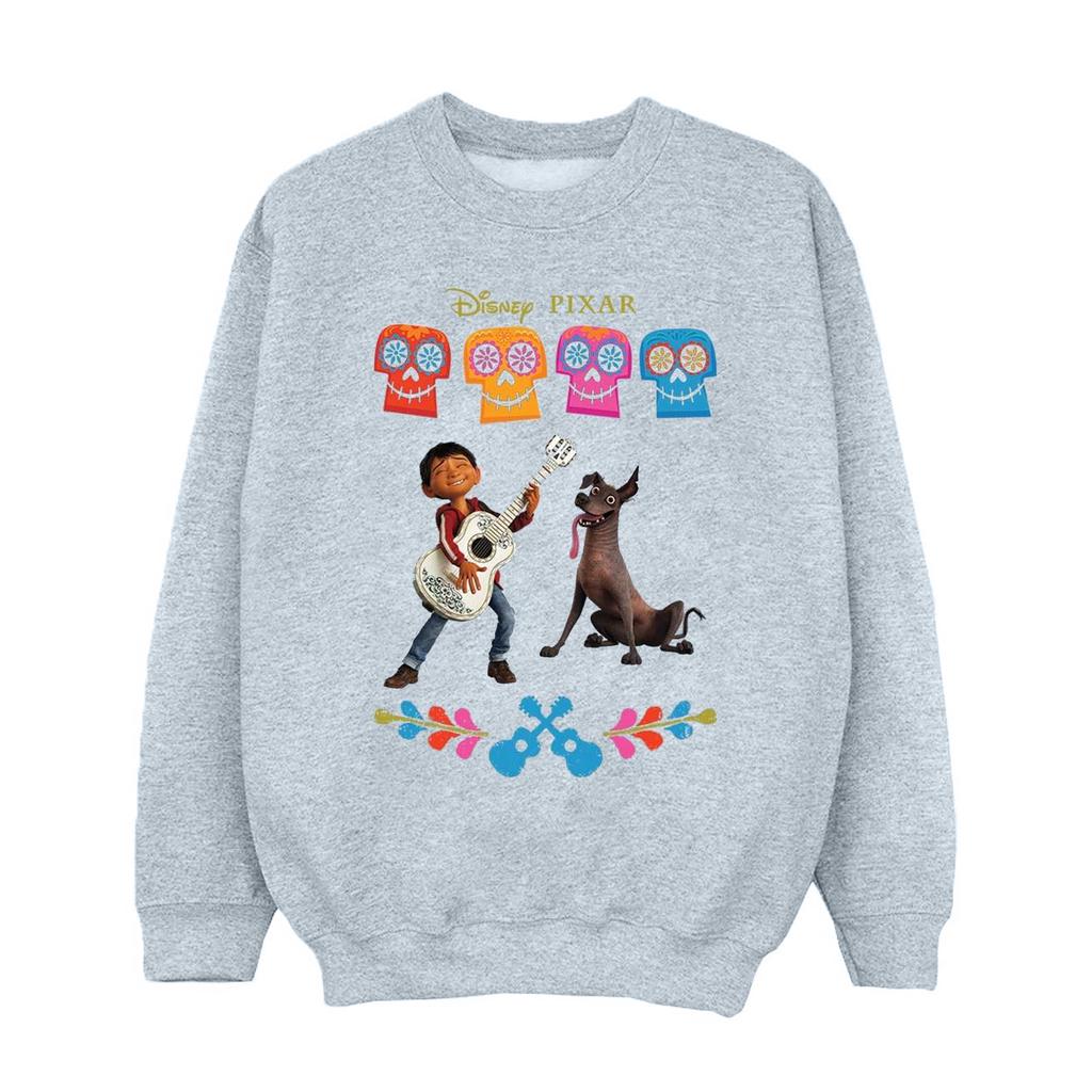 Disney Mens Coco Miguel Logo Sweatshirt