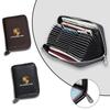 Leather Car Emblem Soft Wallet Mini Credit Card Purse Portable Small Wallet For Porsche 911 Cayenne 918 Pajun 718 Panamera Macan