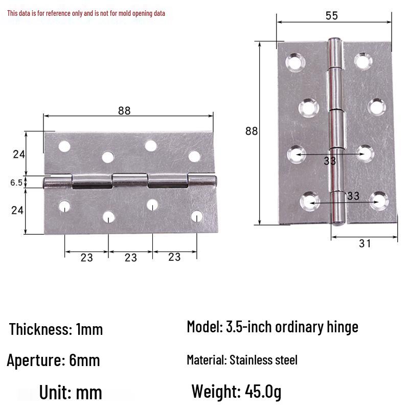 Anwang Stainless Steel Silent Hinge for Cabinets and Windows
