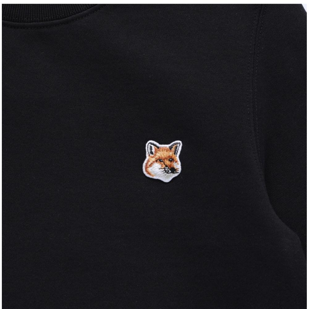 MaiSon KitSune Lw00302km0001 P199 Fox Head Patch Women S SweatShirt