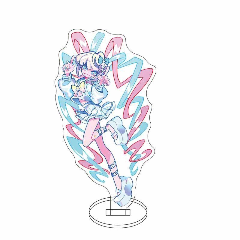 NEEDY GIRL OVERDOSE Acrylic Standing Sign Ornaments Kawaii Game Pattern 12cm Decorate Model Storage Desktop Anchor Gift
