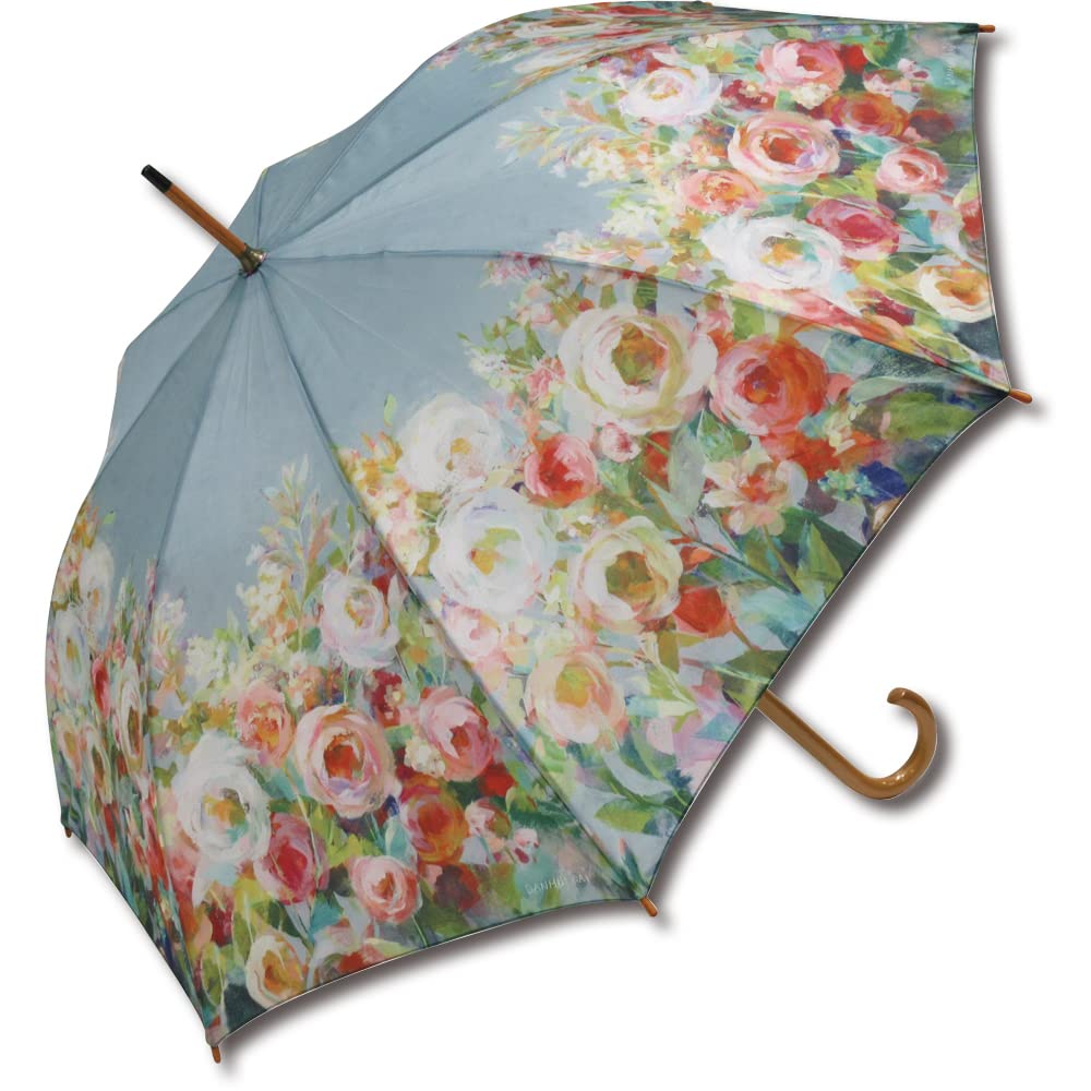 YouPower Artist Bloom Wooden Jump Umbrella Danhui Nai "Joy of Garden