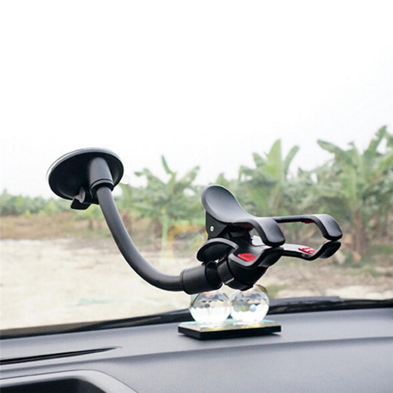 Universal 360°Rotating Car Windshield Mount Holder Stand Bracket For Cell Phone