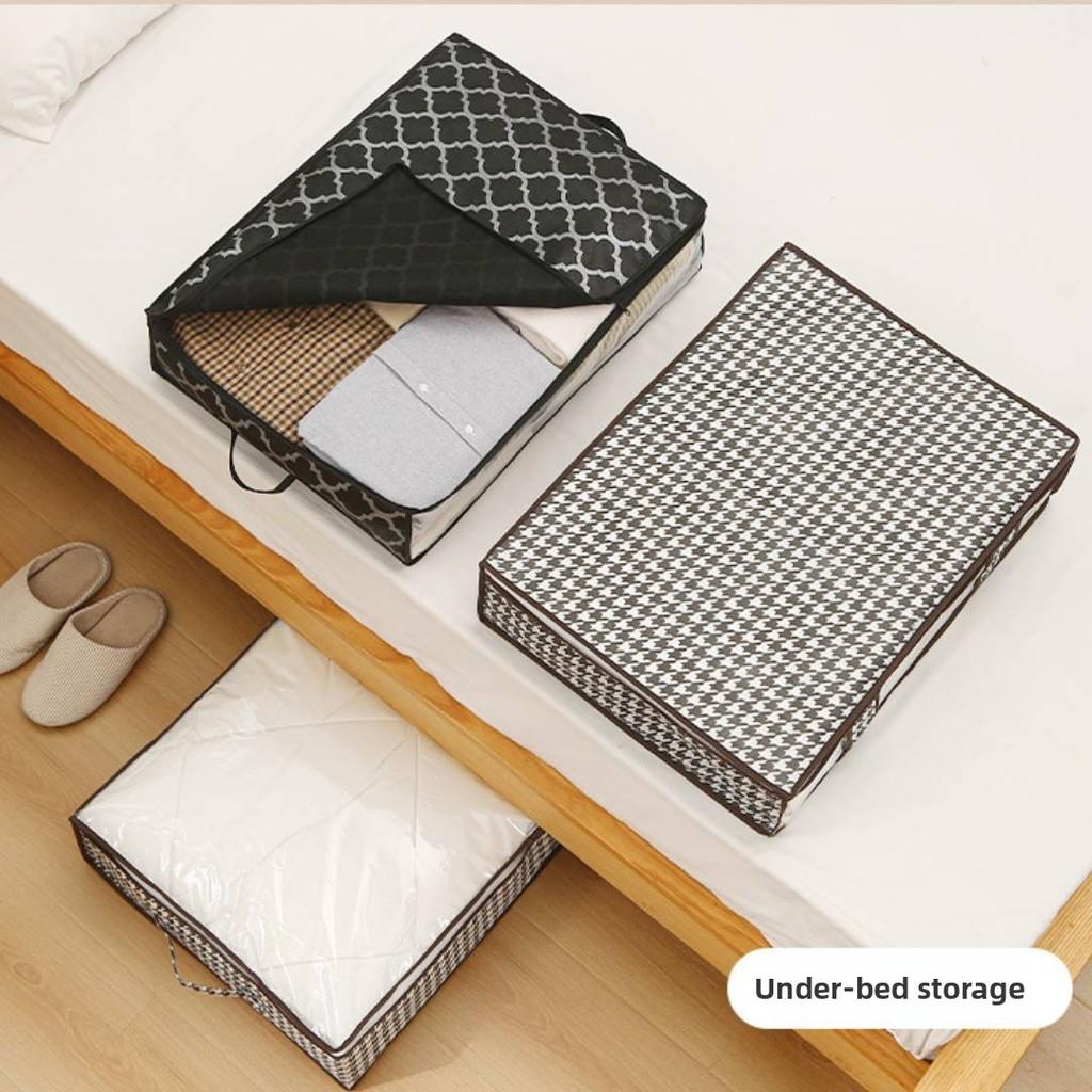 Cubic Storage Bag With Non Woven Fabric For Bedroom Closet Organizer And Travel Use
