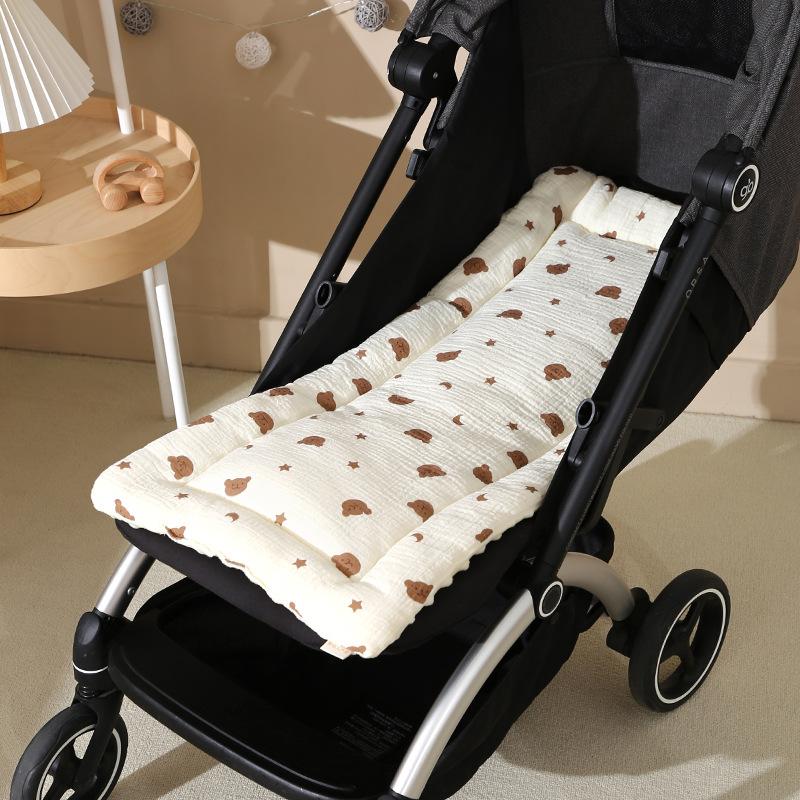 

Stroller Mat Thickened Beanie Velvet High Landscape Baby Walking Blanket Soft Children S Dining Chair Cushion Soft Cushion 40*80cm