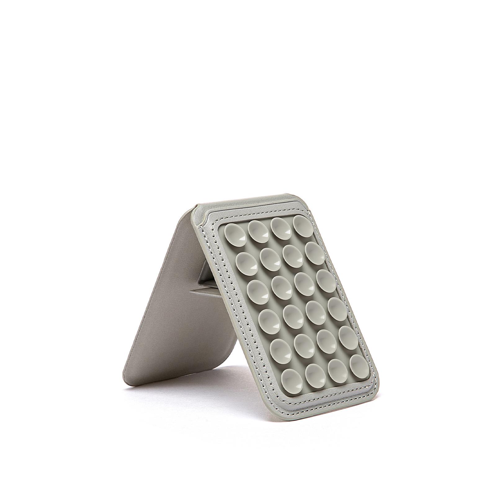 MagSafe-Compatible Magnetic Silicone Suction Card Holder & Stand