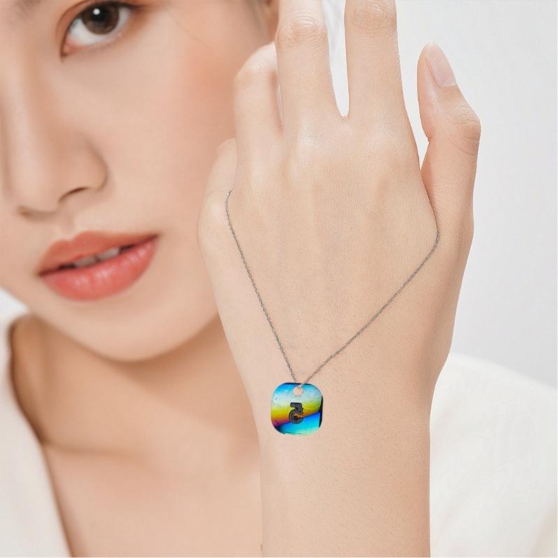 Light and Shadow Bracelet Pendant Silicone Molds Square Holographic Earrings Mold DIY Ornaments Mould for Birthday Gift