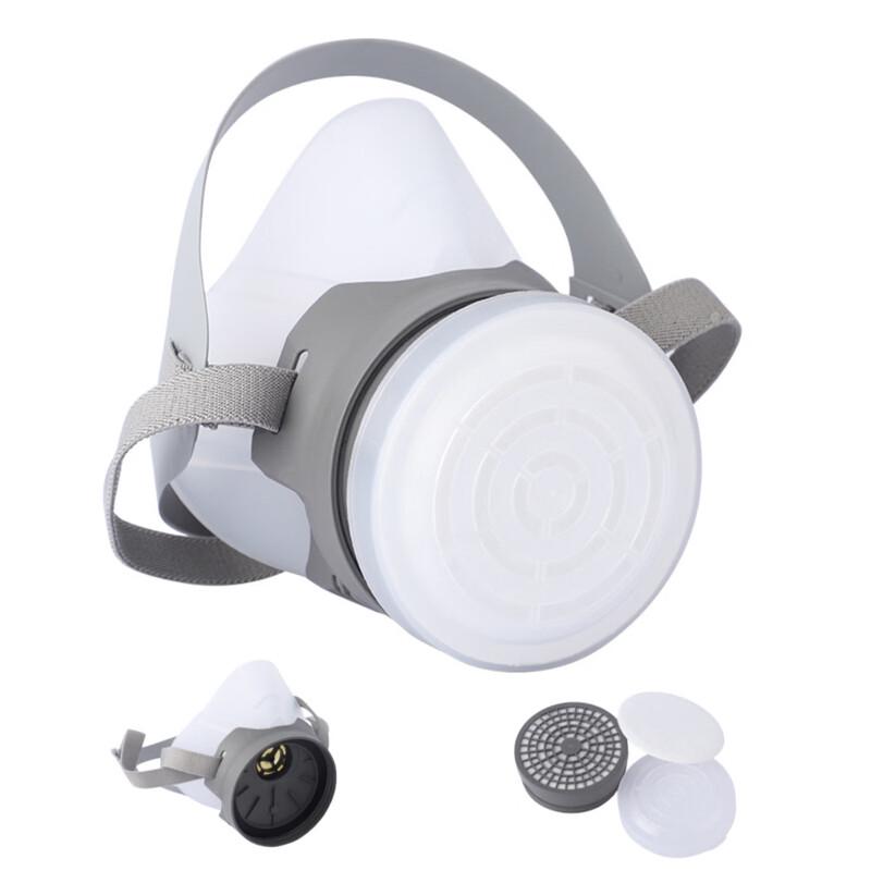 DAXTE Full Face Respirator with 10 Filters
