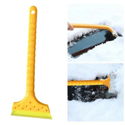 Pala de Nieve Rasqueta de Hielo Parabrisas de Coche Rasqueta de Nieve Ligera con Bordes de Goma Surcos para Deshielo Removedor de Hielo Espeso