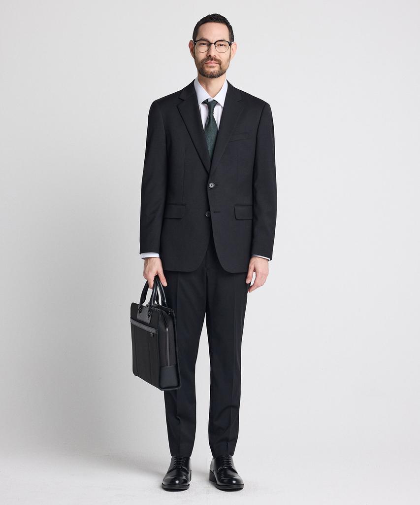 STCO [Crossfit] Wool Blend Four-Way Stretch Suit Pants Black (Classic Fit)_Sslvz61Csb