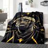 1pc 2PacHip Hop Blanket Soft Lightweight All Season Multi Purpose Throw for Sofa, Bed, Office & Picnics, French Style with Iconic Album Art & Quotes