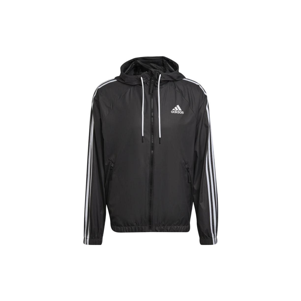 

Новые куртки Adidas 3 Stripes для мужчин, черные H65776 L