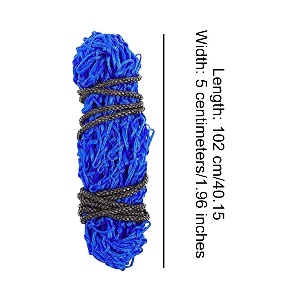 

Сетка для сена с медленной подачей, сумка-медленная кормушка, сетка для сенажа, сетка для сена с маленькими ячейками, прочная сетка для сена с кольцами, товары для лошадей, для коз и синий