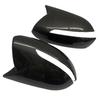 Car Decoration Door Mirror Cover For Kia Sportage KX5 2010-2015 Carbon Fiber Glossy Black Car Rearview Accessories