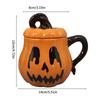 Pumpkin Cup For Kids 350ml Cartoon Pumpkin Ceramic Coffee Cup Handle Design Tabletop Drinkware For Milk Hot Drink Tea And Coffee