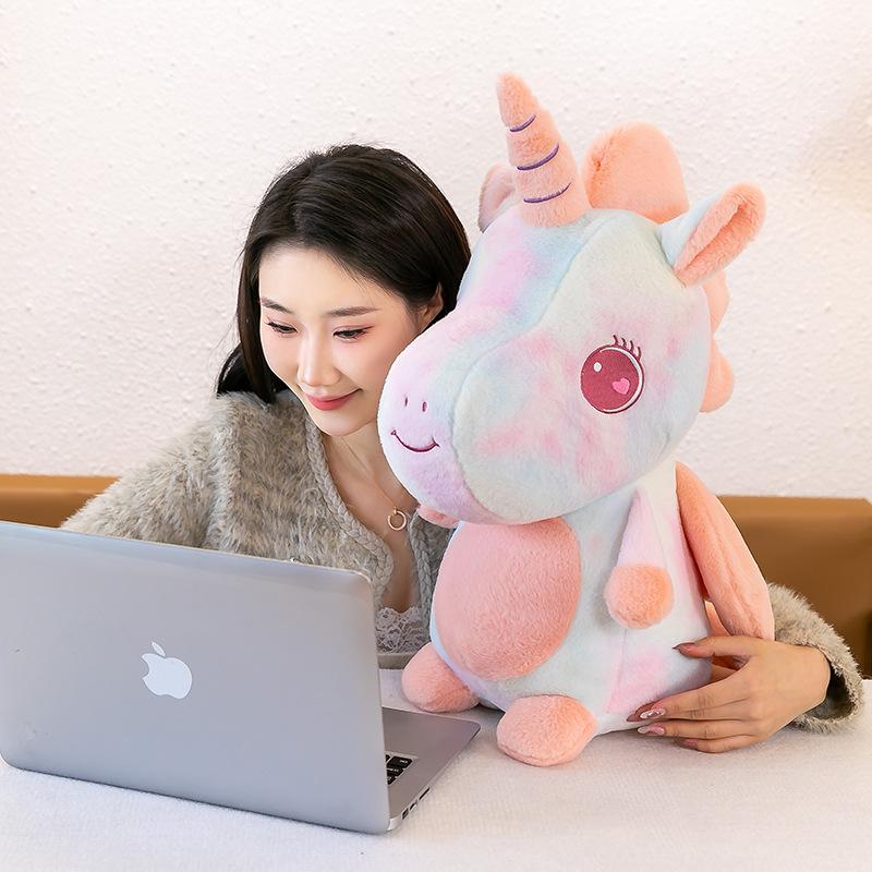 Unicorn Soothing Doll Colorful Unicorn Plush Toy Dream Pony Doll Girl Gift