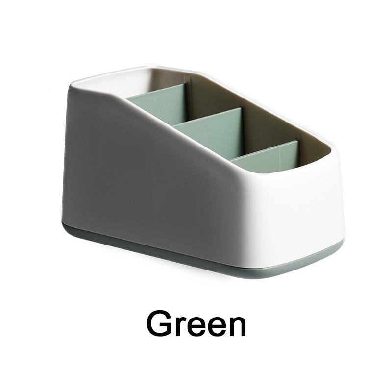 Remote Control Holder Storage Box Tv Remote Control Phone Trapezoidal Storage Box Stationery Organizer Hotel Storage Supplies